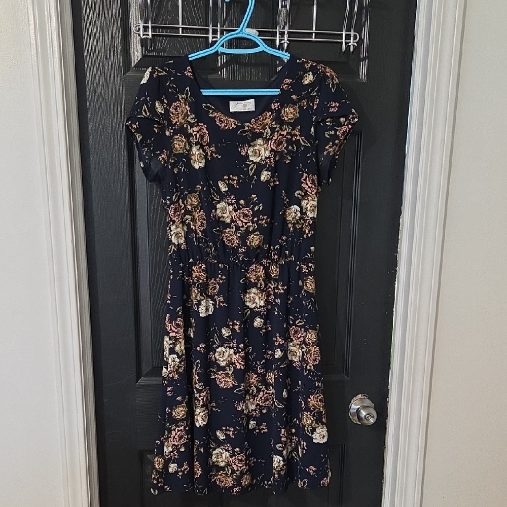 Floral Navy Dress